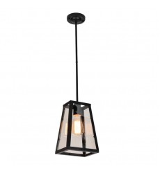  1 Light pendant with glass shade, small (E26) (1170C-SM)
