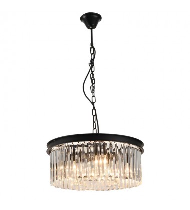  4 Light crystal chandelier black (E12) (1176C4)
