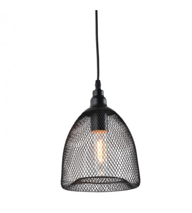  1 Light black wire mesh pendant (E26) (1190C)