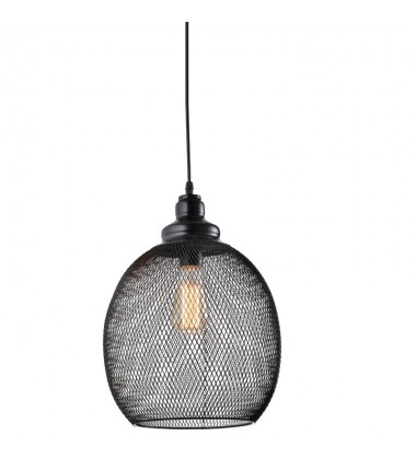  1 Light black wire mesh pendant (E26) (1194C)