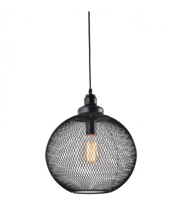 1 Light black wire mesh pendant (E26) (1195C)