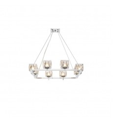  8 Light cube crystal chandelier (G9) (1222C8)