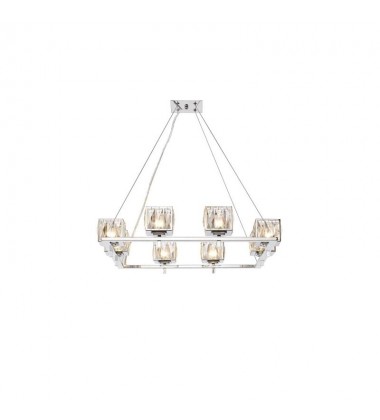 8 Light cube crystal chandelier (G9) (1222C8) 8 Light cube crystal chandelier (G9) (1222C8)