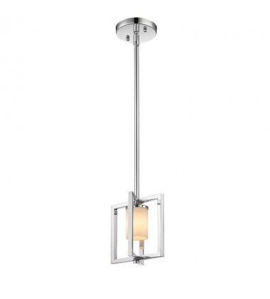  1 Light chandelier with glass shade (G9) (1223C)