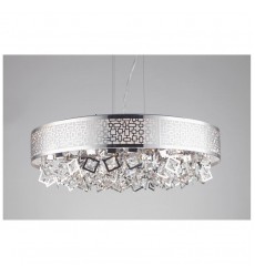  6 Light crystal chandelier stainless steel (G9) (1225C6)