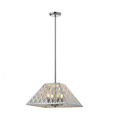 6 Light pendant chrome (E12) (1267C6) 6 Light pendant chrome (E12) (1267C6)
