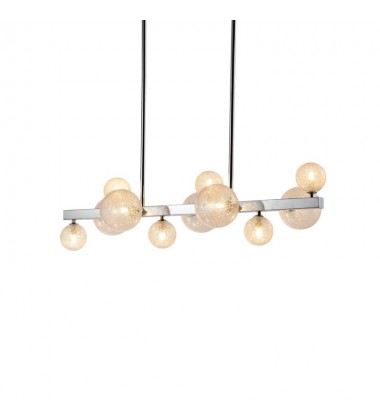  11 Light pendant w/glass balls chrome (G9) (1283C11)