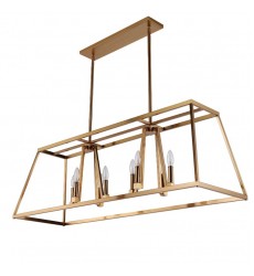  8 Light chandelier polished gold finish (E12) (1328C8-RT-G)