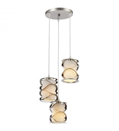  3 Light curvy chandelier (E26) (1332C3)