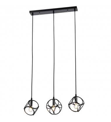  3 Light geometric chandelier (E12) (1334C3)
