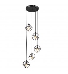  3 Light geometric chandelier (E12) (1335C5)