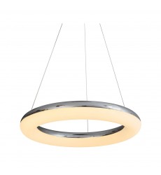 84w LED donut chandelier chrome 6000K (2001C60) 84w LED donut chandelier chrome 6000K (2001C60)