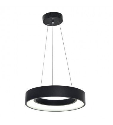 25w LED black ring chandelier 6000K (2007C40-BK) 25w LED black ring chandelier 6000K (2007C40-BK)