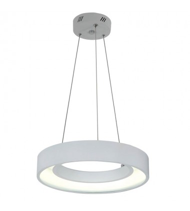  25w LED white ring chandelier 6000K (2007C40-WH)