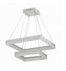 Double square ring LED chandelier 80w (2020C2) Double square ring LED chandelier 80w (2020C2)