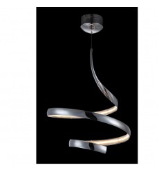  32.4w LED swirl chandelier chrome 4000K (2024C32)