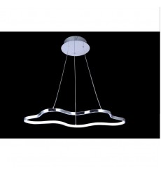 46w LED wavy chandelier chrome 4000K (2026C46) 46w LED wavy chandelier chrome 4000K (2026C46)
