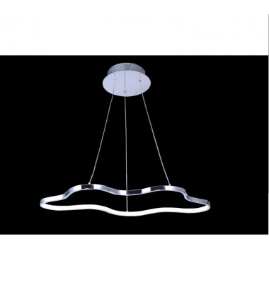 46w LED wavy chandelier chrome 4000K (2026C46) 46w LED wavy chandelier chrome 4000K (2026C46)