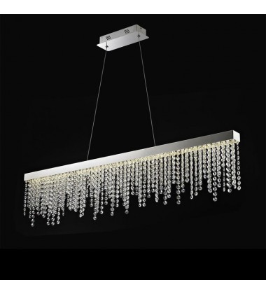  43w LED crystal chandelier chrome 4000K (2038C43)