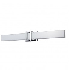  40w LED glass wall lamp 3000K chrome (2041WL40)