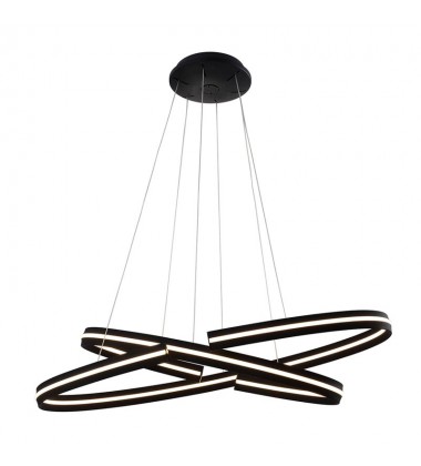  60W LED two tier pendant 3000K sand black (2043C)