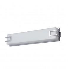 24w LED glass wall lamp 3000K chrome (2045WL24)