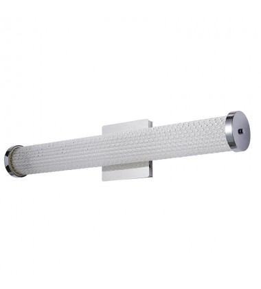 24w LED glass tubular wall lamp 3000K chrome (2048WL24) 24w LED glass tubular wall lamp 3000K chrome (2048WL24)
