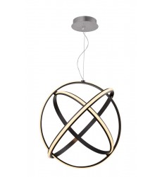  75w LED pendant 3000K sand black (2055C28)