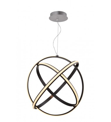  75w LED pendant 3000K sand black (2055C28)