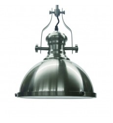 Single light brush nickel metal pendant w/glass diffuser (E26) (3008P-BN) Single light brush nickel metal pendant w/glass diffuser (E26) (3008P-BN)