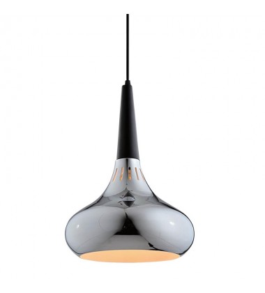  Single light chrome pendant medium (E26) (3014P-M-CH)