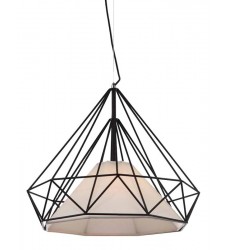 Single light pendant with fabric shade large (E26) (3025P-L) Single light pendant with fabric shade large (E26) (3025P-L)