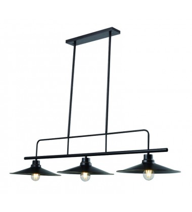  3 Light pendant black (E26) (3067P-3)