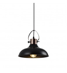 Single light metal pendant - black (E26) (3085P-BK) Single light metal pendant - black (E26) (3085P-BK)
