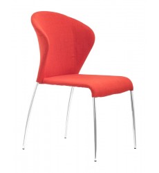  Oulu Dining Chair Tangerine (100041) - Zuo Modern
