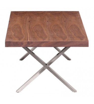  Renmen Coffee Table Walnut (100087) - Zuo Modern