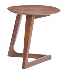  Park West Side Table Walnut (100098) - Zuo Modern