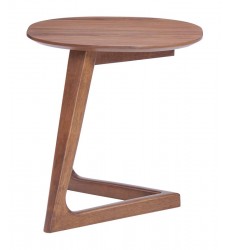  Park West Side Table Walnut (100098) - Zuo Modern