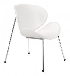 Match Chair White (100102) - Zuo Modern  Match Chair White (100102) - Zuo Modern