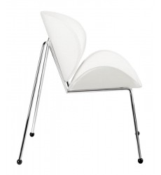 Match Chair White (100102) - Zuo Modern  Match Chair White (100102) - Zuo Modern