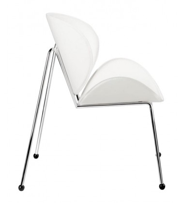  Match Chair White (100102) - Zuo Modern