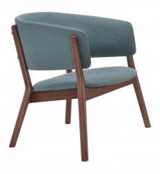  Chapel Lounge Chair Blue (100155) - Zuo Modern