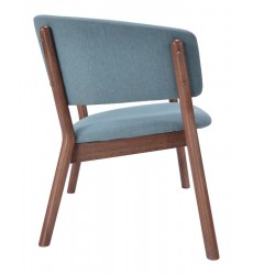  Chapel Lounge Chair Blue (100155) - Zuo Modern