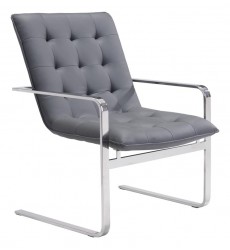  Solo Occasional Chair Gray (100276) - Zuo Modern