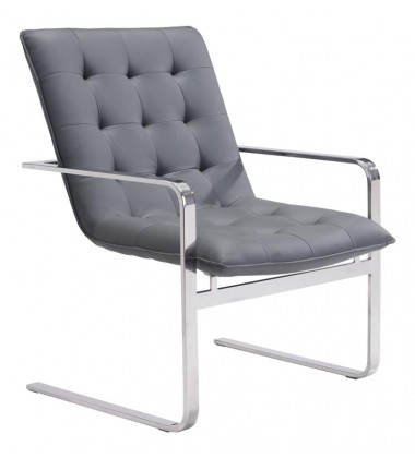 Solo Occasional Chair Gray (100276) - Zuo Modern Solo Occasional Chair Gray (100276) - Zuo Modern