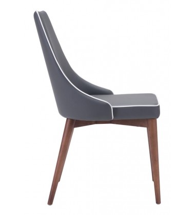  Moor Dining Chair Dark Gray (100278) - Zuo Modern