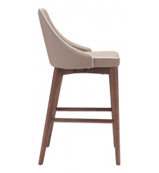  Moor Counter Chair Beige (100279) - Zuo Modern