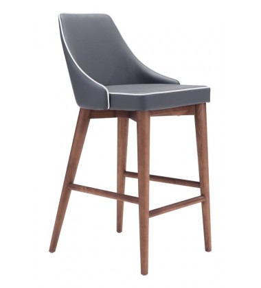  Moor Counter Chair Dark Gray (100280) - Zuo Modern
