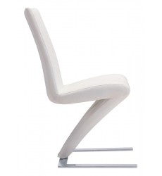  Herron Dining Chair White (100284) - Zuo Modern