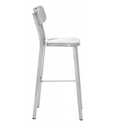  Winter Bar Chair Stainless Steel (100303) - Zuo Modern